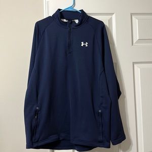 Men’s Navy UA Long Sleeve Quarter Zip Pullover